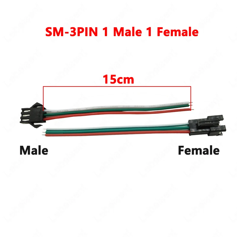 WANGCL 2PCS Striscia LED Splitter Cavo 4 Pin RGB Splitter 1 a 2 Porte Connettore Controller LED per RGB 5050 3528 2835 Striscia LED -Nero