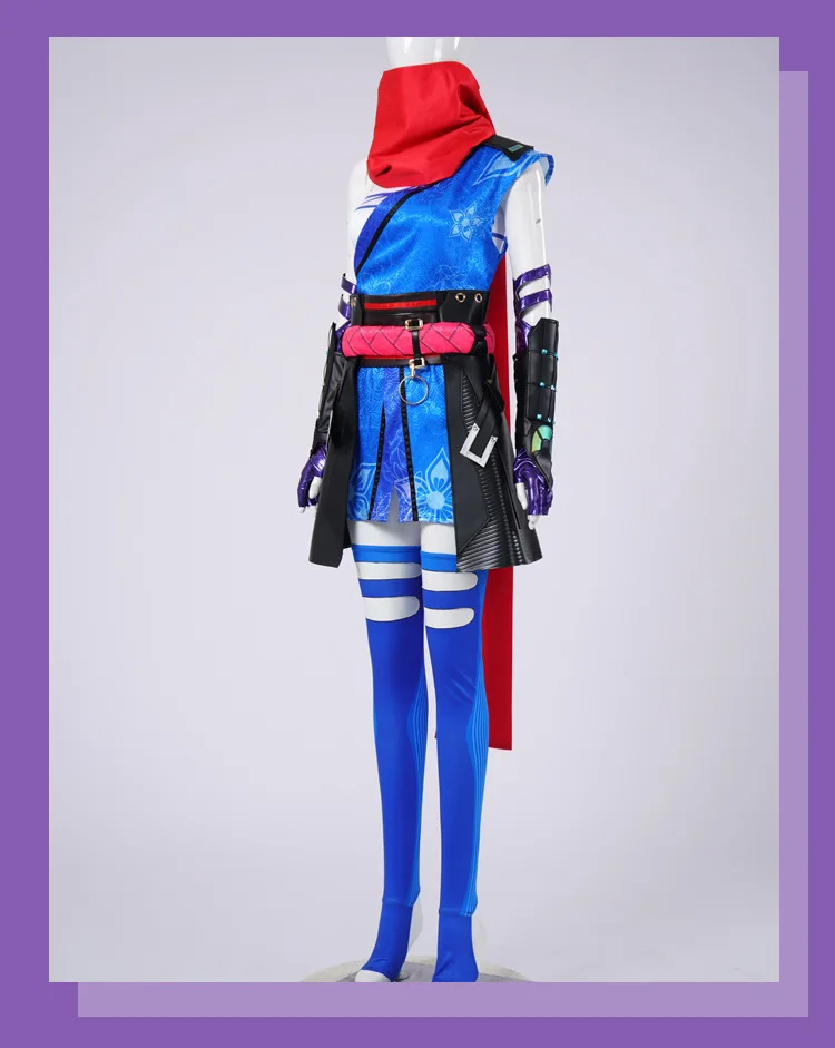 Marvel Rivals: Betsy Braddock (Psylocke) | Blue Cosplay Costume Set 37 Marvel Rivals Psylocke Cosplay Costume for Women (Unofficial)