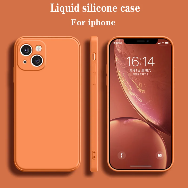 Vibrant Liquid Silicone Luxury Phone Case - Soft Back Cover