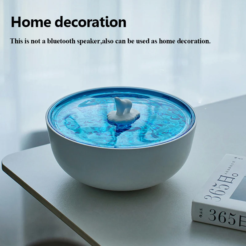 Portable Bluetooth Speaker White Noise Sleep Aid Soundbar Wave Projection Ambient Light MP3 Music Player Fragrance Diffuser