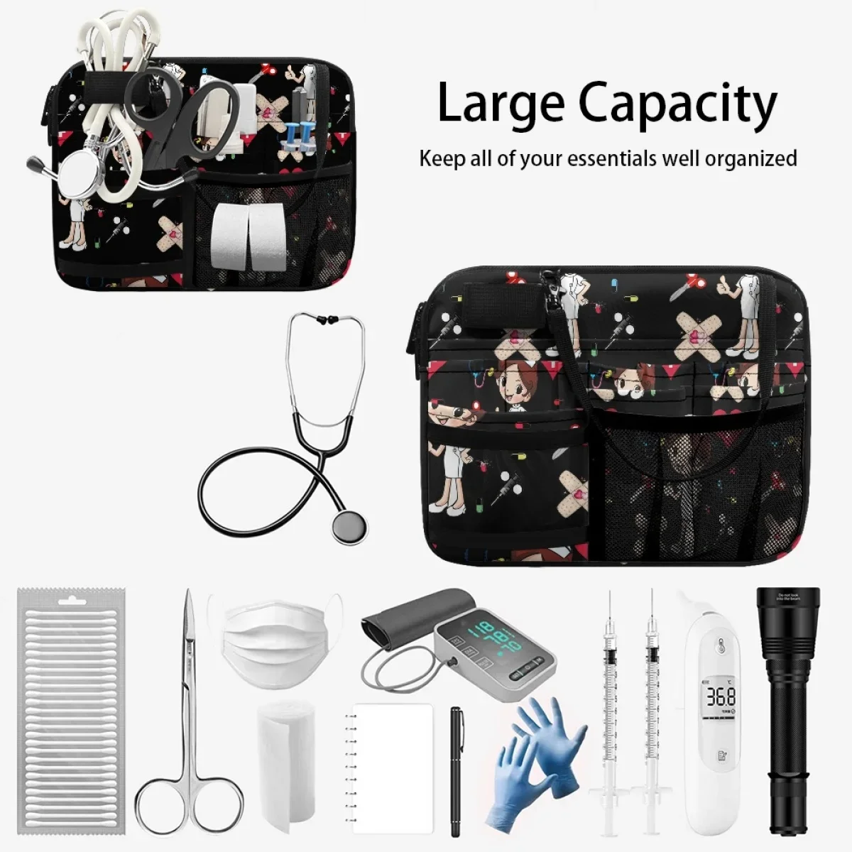 Emergency Supplies Bandage Scissors Stethoscopes Storage Waist Bags Nursing Belt Bags Fashion Fanny Pack Women Hospital Gifts