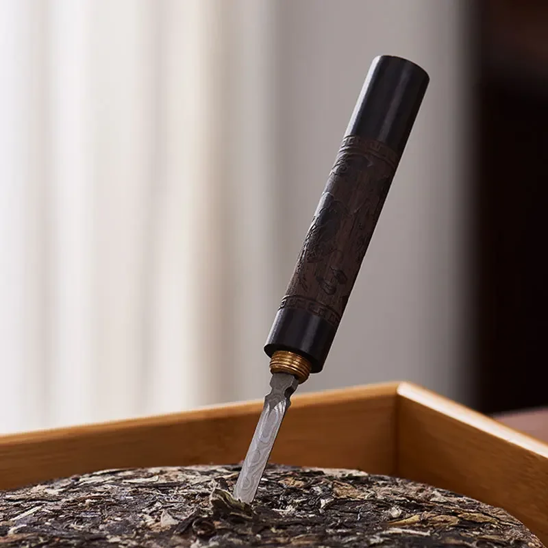 Description Picture 4 of itemChinese Tea Knife Needle Yunnan Puer Knife Shu Shen Raw Puerh Tea Cake Pu Er Erh Cube Cutters Brick Tools Accessories