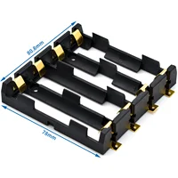 18650 SMT Battery Holder 18650 SMD Battery Box Storage Case Container Power Bank With Bronze Pins Rechargeable SMT 1X 2X 3X 4X 6