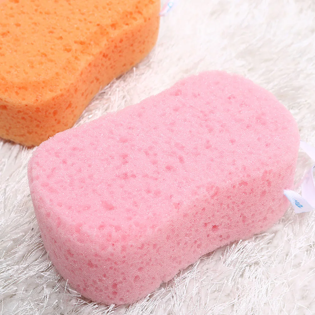 5Pcs Bath Sponge Body Sponges Scrubbers Durable Shower Practical Exfoliating Clean Algae Skin Cleaning Tool Safe Bathing Skin 2