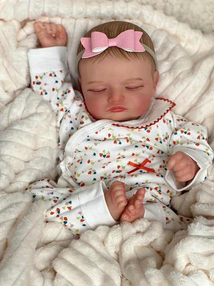 50cm Reborn Dolls Remi Black Skin American Baby Boy Asleep Doll Real  Looking Baby Dolls Lifelike 3D Skin Painted Venis Toy - AliExpress