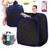 Portable Steam Sauna Tent Full Size Personal Steam Sauna Personal Home Spa with Remote Control 5