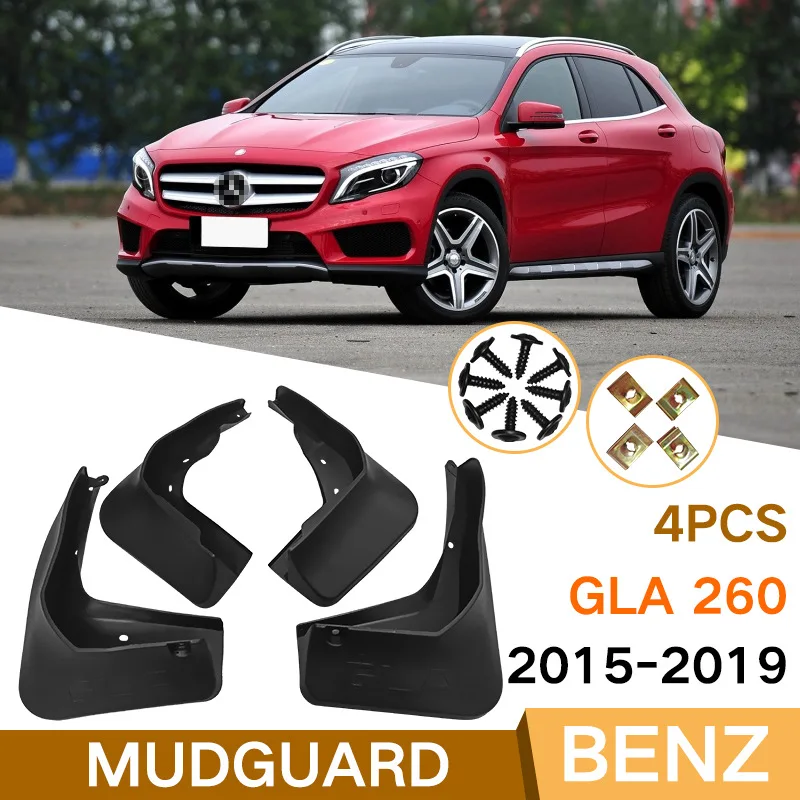 

Mud Flaps For Mercedes-benz GLA 260 2015-2019 Macan 2014 MudFlaps Front Rear Fender Car Accessories