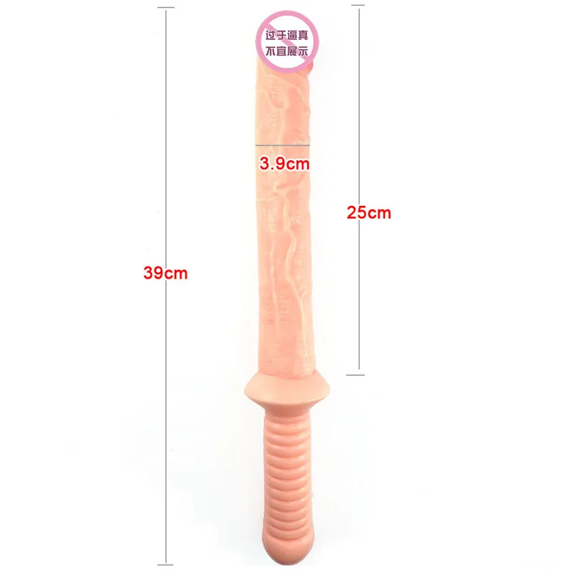 Lengthen with Handle Realistic Penis ButtPlug Soft G Spot Clitoris Stimulation Dildo Anal Sex Toy for Women Anus Dilator Massage sex toys