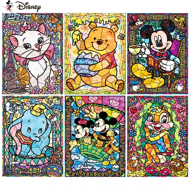 Winnie Pooh Cartoon Diamond Painting  Winnie Pooh Diamond Painting Kit -  Disney - Aliexpress