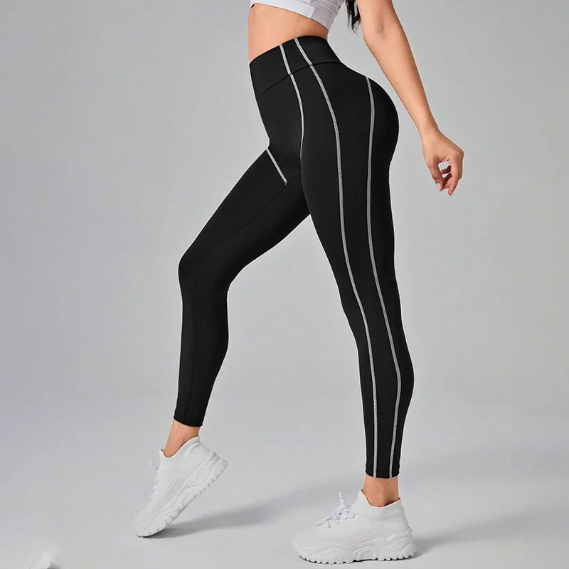 High Waist Yoga Pants Tummy Control Workout Running Yoga Leggings for Women