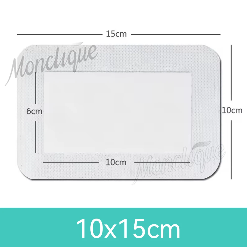 10-30pcs Large Size Hypoallergenic Non-woven Medical Adhesive Wound Dressing Band Aid Bandage Large Wound First Aid 10x10/15cm
