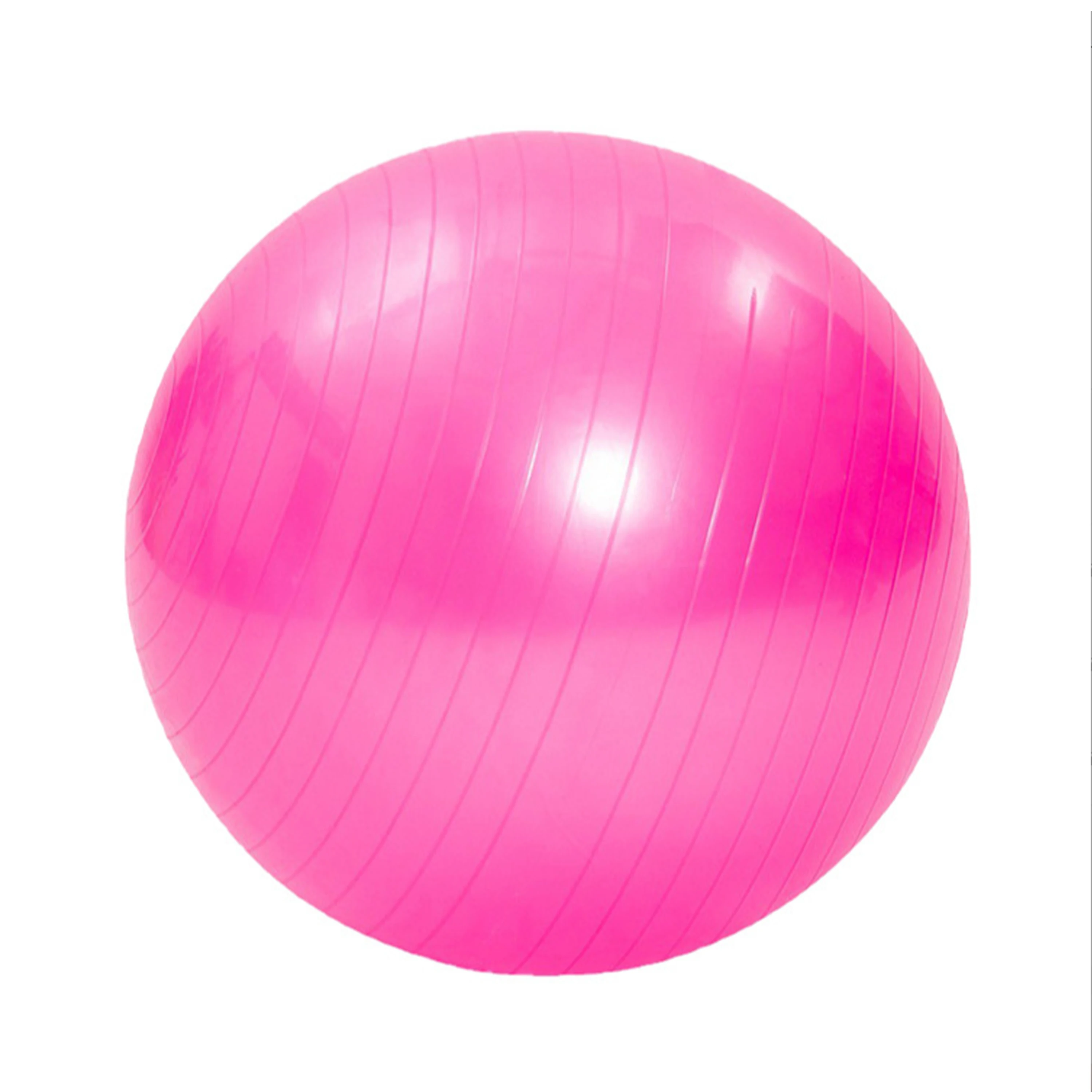 Yoga Ball Thickened Anti slip Elastic Adult Fitness Ball Professional Balance Core Training Pink 65cm