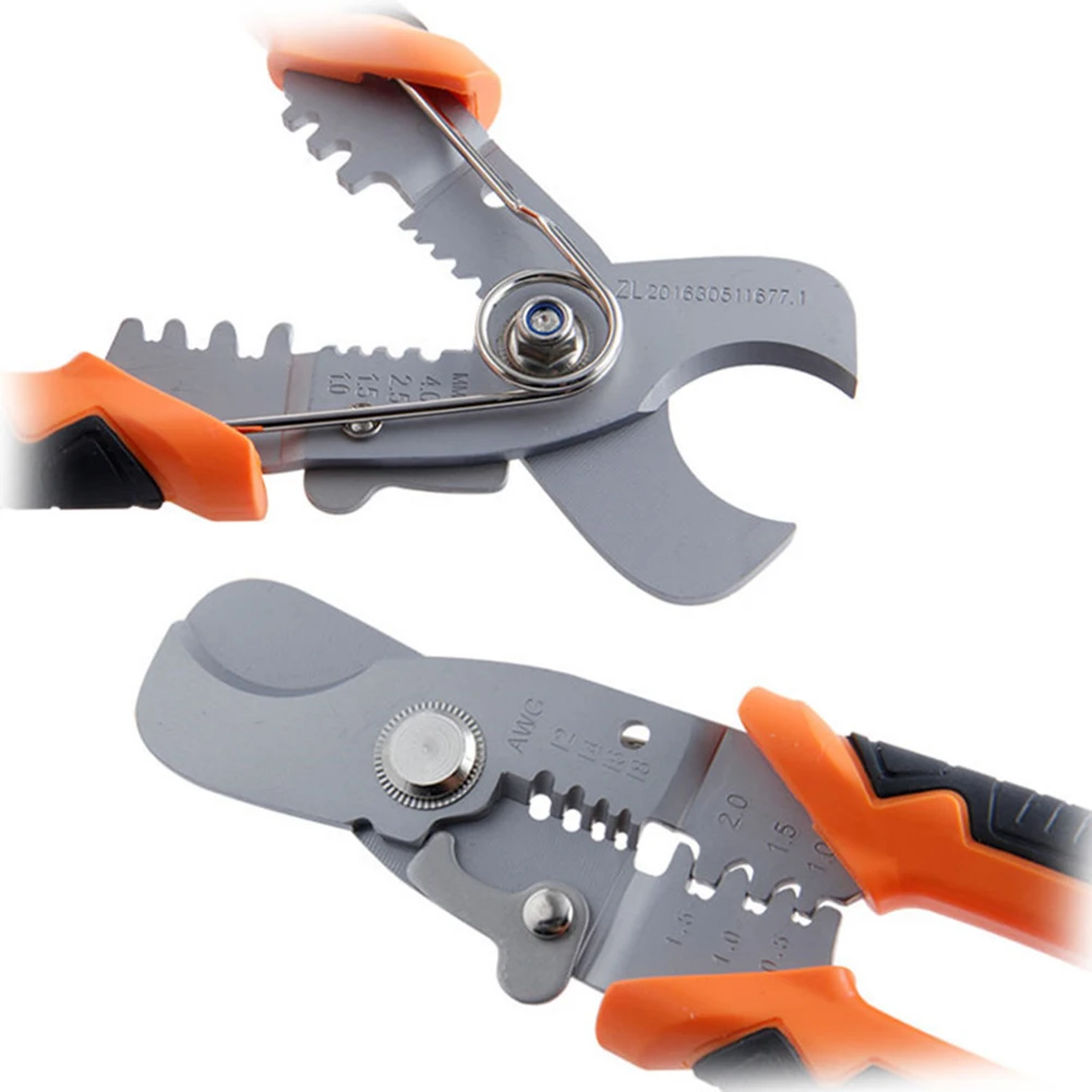 Multi-functional Clamp Crimping Pliers Cable Wire Stripping Pliers Crimping Tool 5