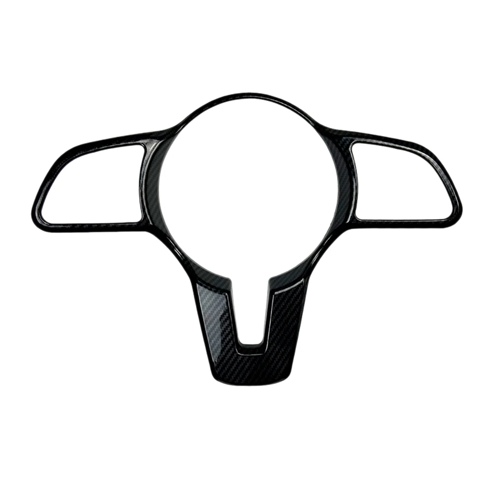 

Car Carbon Fiber Steering Wheel Panel Cover Trim for C E G CLA Class W177 W247 W205 W213 C118 W118