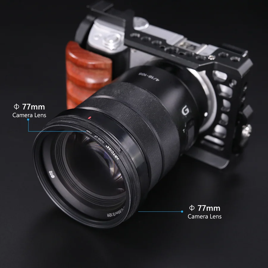 +4 Close-up Camera Filter 37 40.5 43 46 49 52 55 58 62 67 72 77 82MM Lens Filter