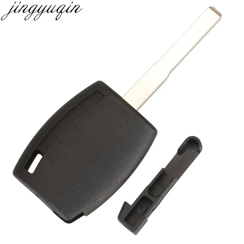 

Jingyuqin Remote Car Key Case Shell For Ford C-Max Foucs 2 3 Ecosport Mondeo MK4 HU101 Uncut Blade Without Chip