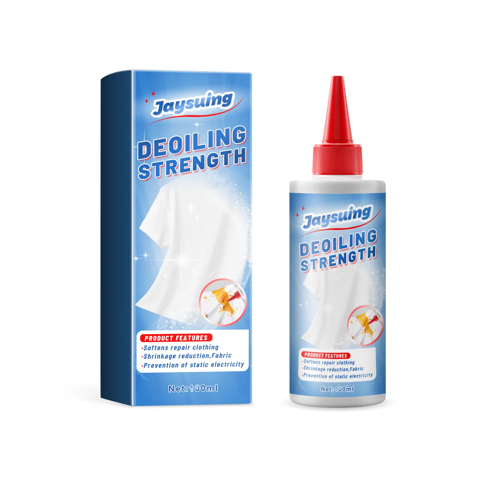 Laundry Stain Remover Clothes Decontamination Cleaner down Jacket Oil Yellow Stain Cleaner Efficient Fabric Removal Agent