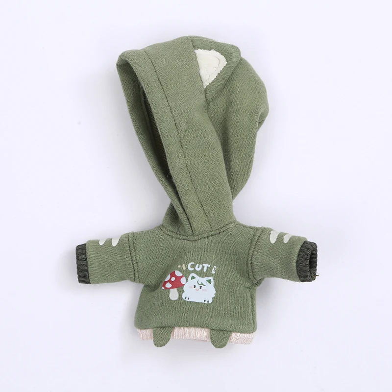 Ob11 Doll Clothes Cute Cat Coats Dolls Hoodies Sweatshirts With Cat Pattern For Obitsu11, Molly, Gsc Body, Ymy, 1/12bjd Doll 6