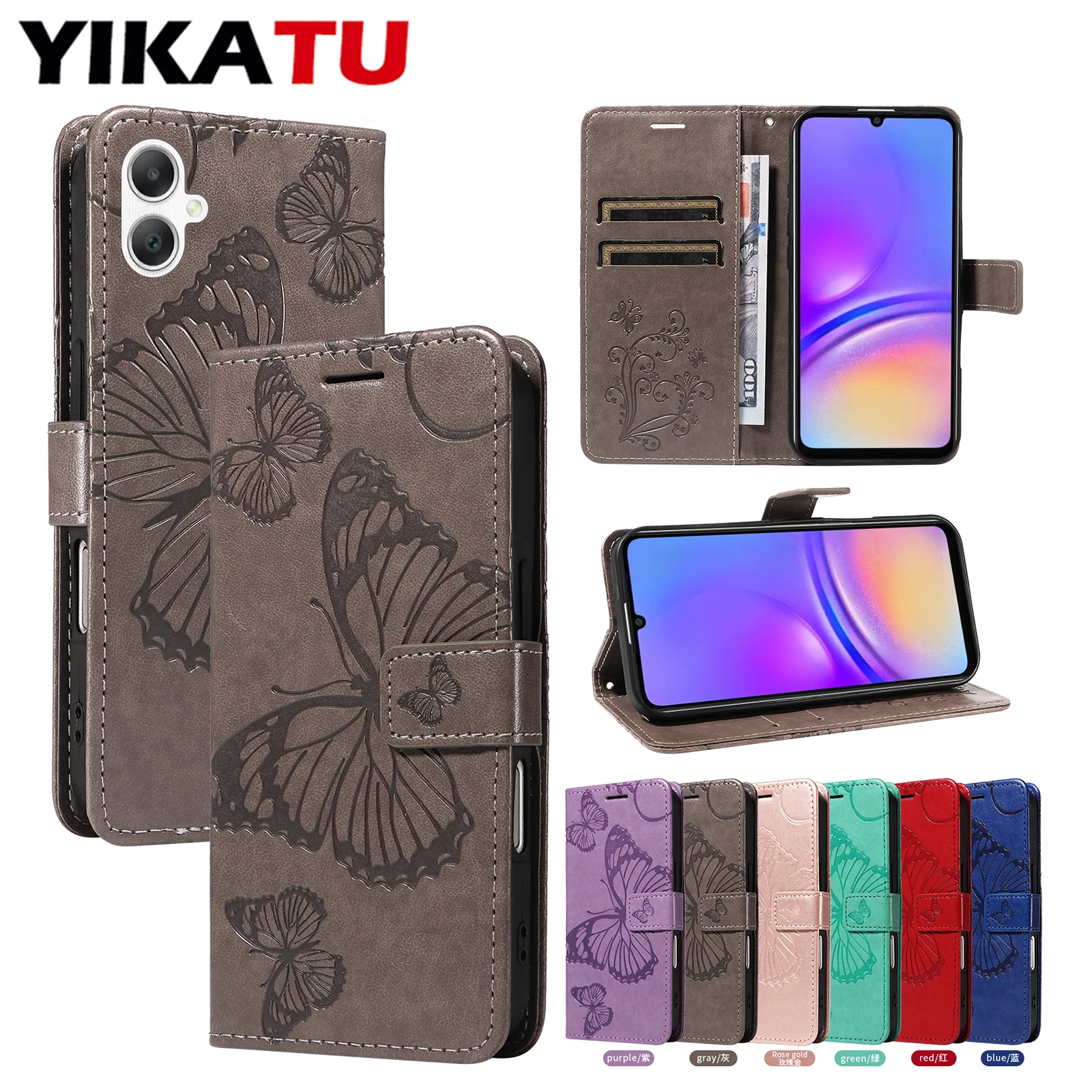 Premium Wallet Flip Phone Case - Versatile Luxury Protection & Sleek Design