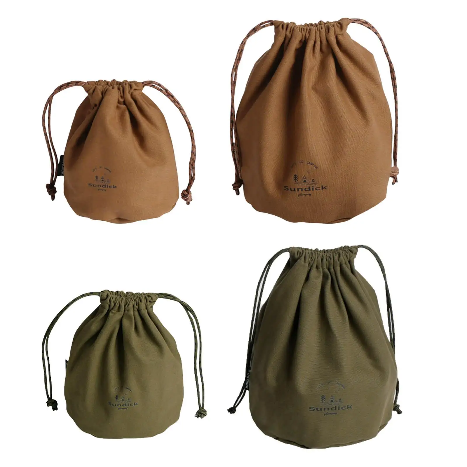 Drawstring Bag Cooking Utensils Organizer Short Trips BBQ Backpacking