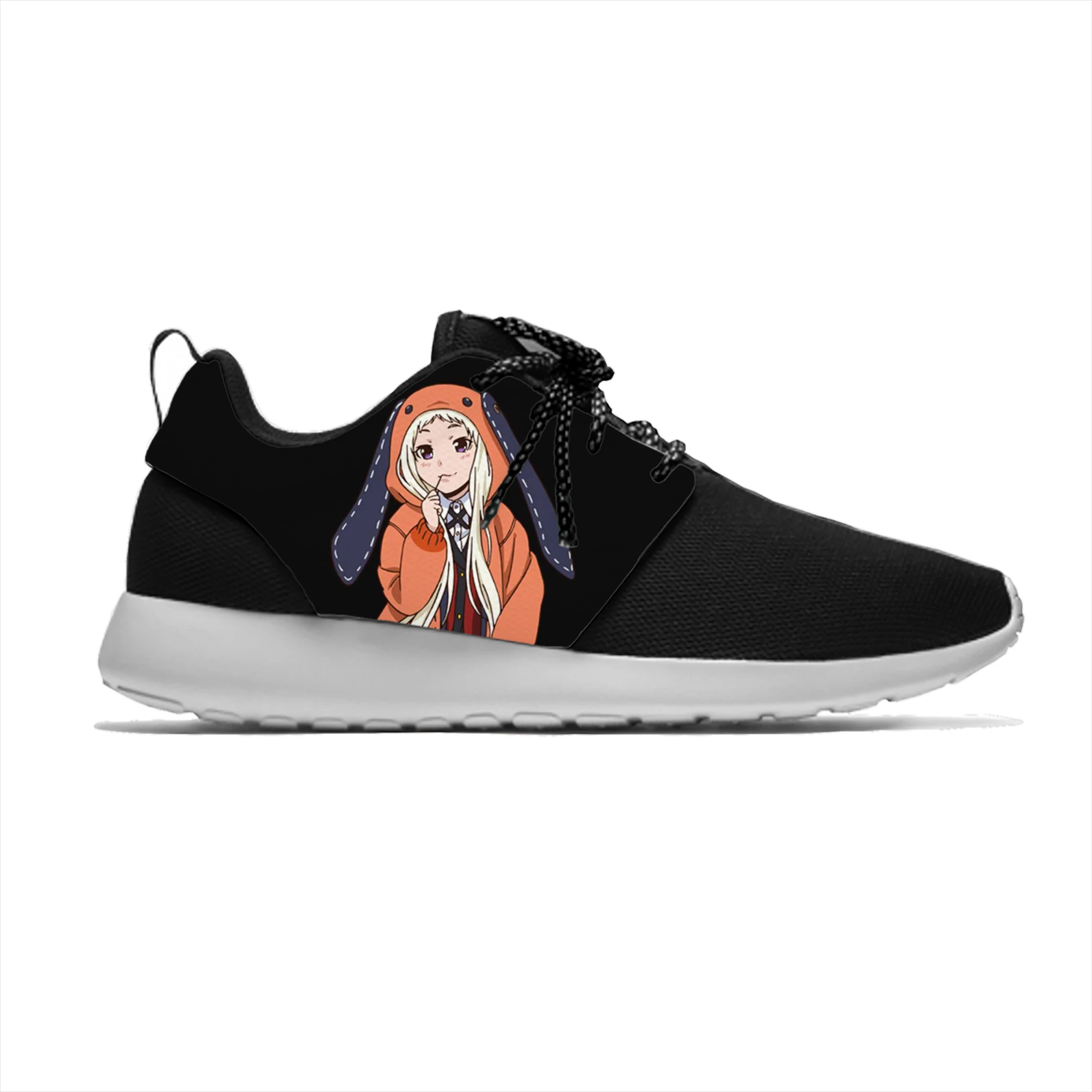 

Anime Cartoon Manga Yomozuki Runa Kakegurui Funny Sport Running Shoes Casual Breathable Lightweight 3D Print Men Women Sneakers