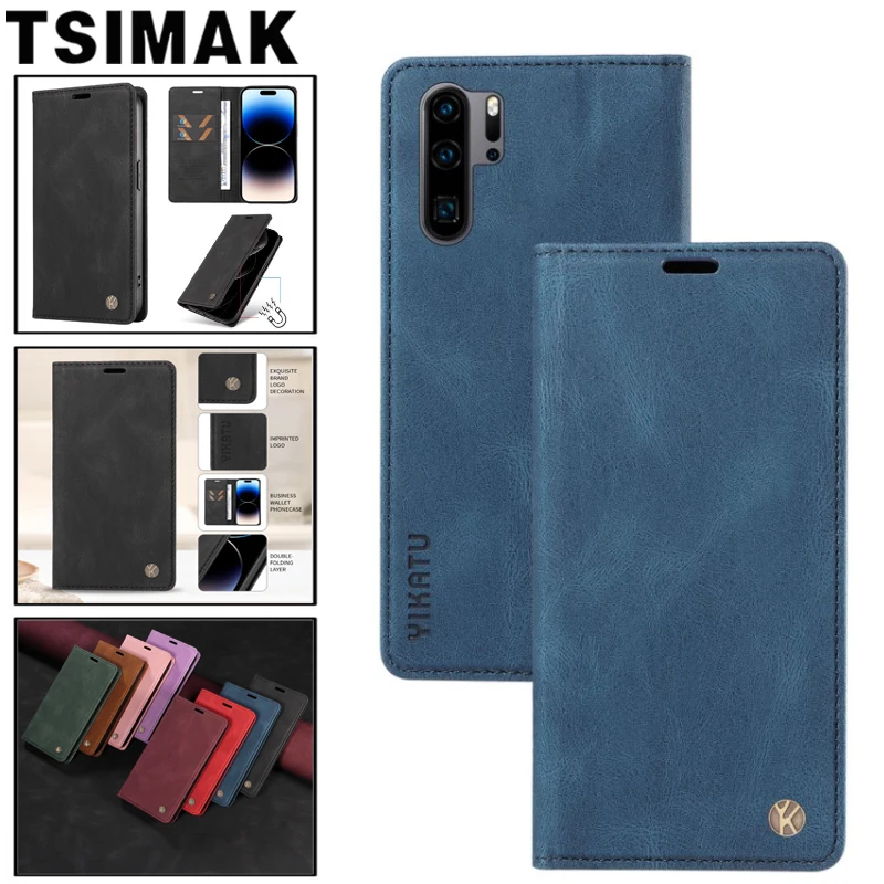 Elegant Leather Wallet Flip Phone Cover - Premium Design