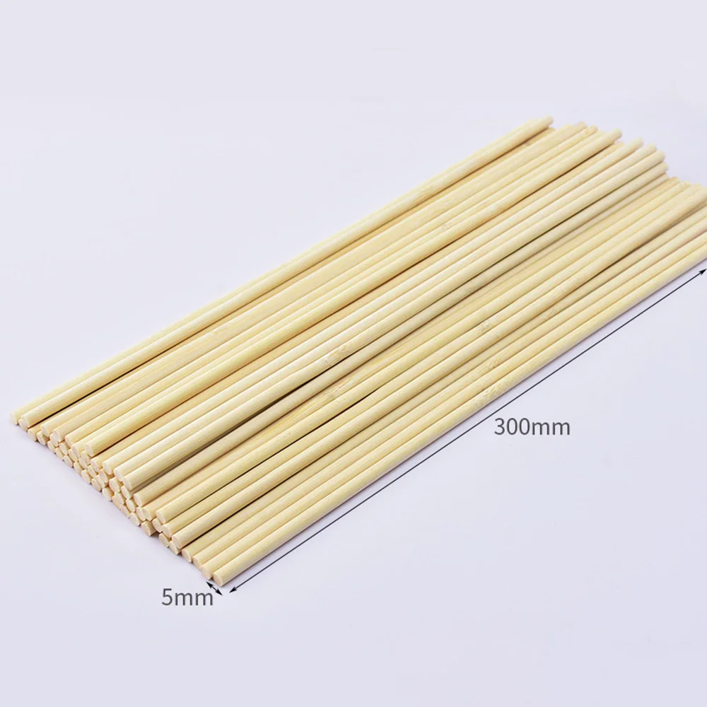 Description Picture 5 of itemChzimade 50pcs Balsa Wood DIY Wooden Strip Craft Square Light Wood Handcrafted Logs Soft Wood Clear Texture Easy to Cut