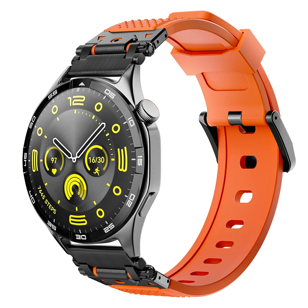 Versatile 22mm Rubber Loop Watch Strap