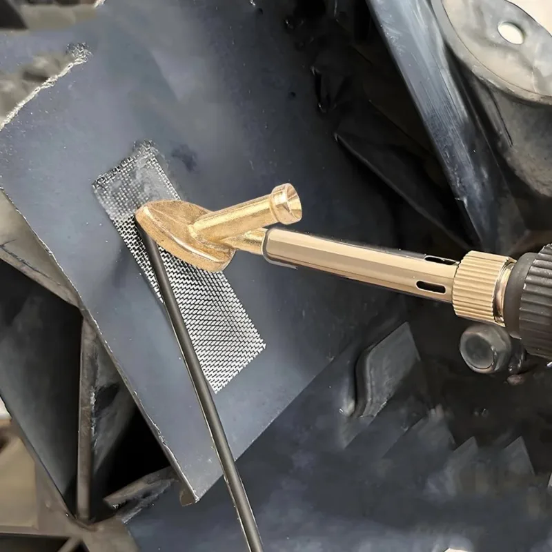 Soldering Iron Tips Set Copper Car Repair Triangular Smoothing Head Welding Tips Iron Plastic Welder-Replacement Tips Tools