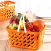 2 Pcs Portable Shopping Basket Savings Storage Baskets Toy Abs Raw Material Grocery 5