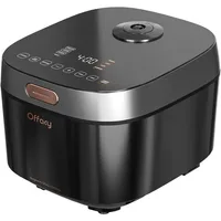 Rice Cooker Maker 8 Cup Uncooked 8 Preset Programs, Smart Fuzzy Logic, LED HD Display, Auto Keep Warm, Quick Cook, Black 1