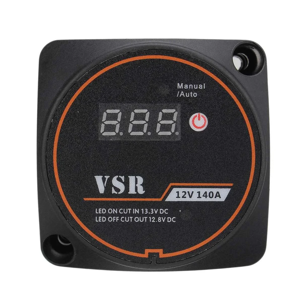 Display Digitale Relè Di Carica Diviso Sensibile Alla Tensione Vsr 12V 140A Per Camper Car Rv Yacht Steamer Smart Dual Battery Isolator