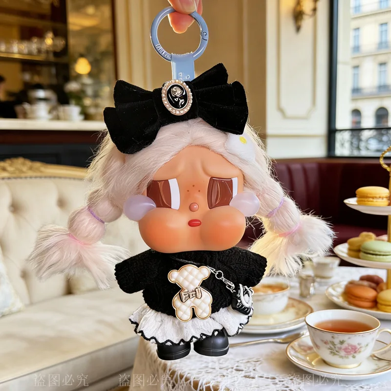 Handmade Crybaby Doll Clothes Vacation Series Outfit Set Bow Hairpin Mini Bag For Crybaby Vinyl Doll Dress Accessories No Dolls - 4