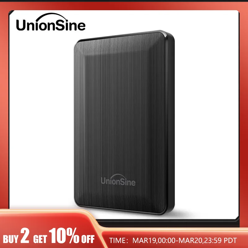 UnionSine HDD 2.5 Inch Portable External Hard Drive 250GB 320GB 500GB 1TB USB3.0 Storage Compatible for PC Mac Desktop MacBook 2tb 1tb external hard drive usb 3 0 colorful metal hdd portable 500gb 320gb storage for pc mac tablet xbox ps4 ps5 tv 4