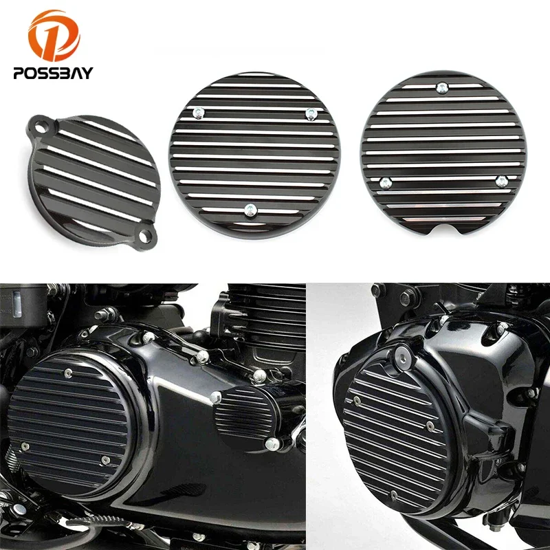 

CNC for Honda GB350 NC59 Engine Guard Cover Left Right Side Oil Filter Cover Black Silver Aluminum Alloy Motorcycle Accessories