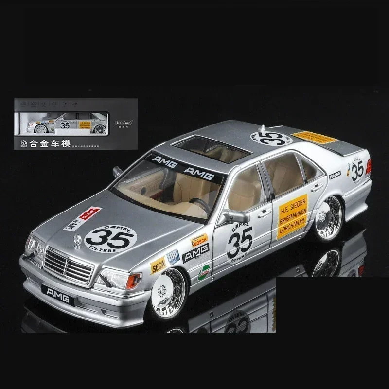 مقياس سيارة 1:24 مرسيدس بنز S320 W140 سبيكة سيارة...