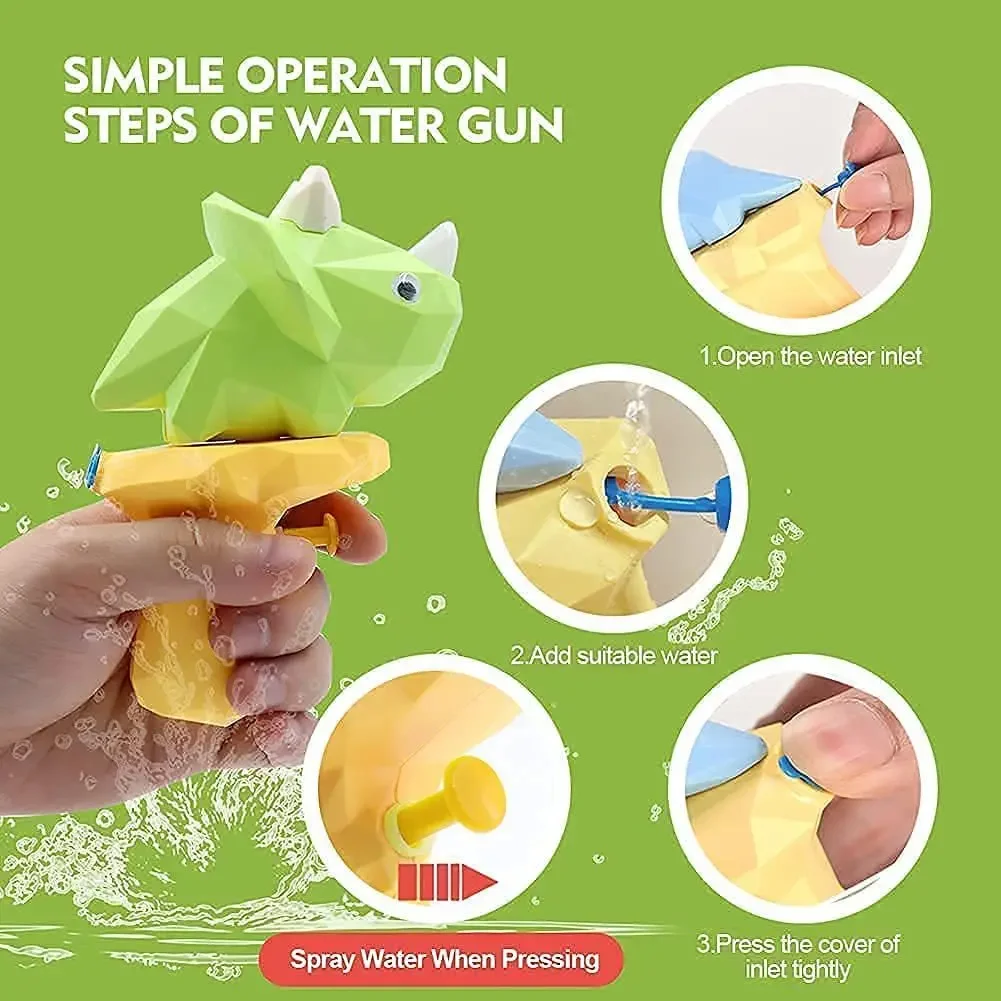 Baby Bath Tub Water Gun, Kids Dinosaurs Toys, Children Shower Toy, Swimming Pool Spray, Beach Toys, 2023