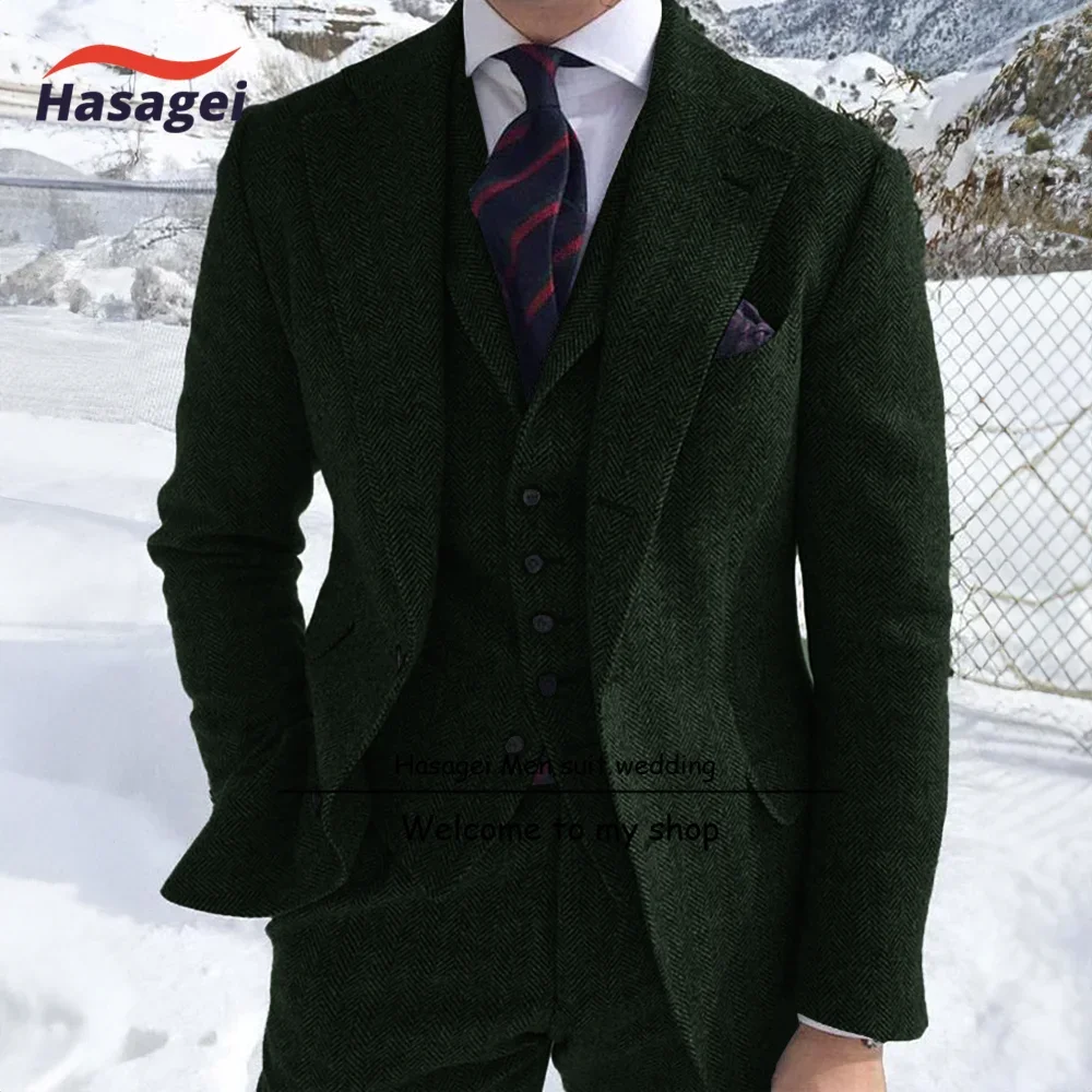 Рисунок 5 - Твидовые мужские костюмы для зимы