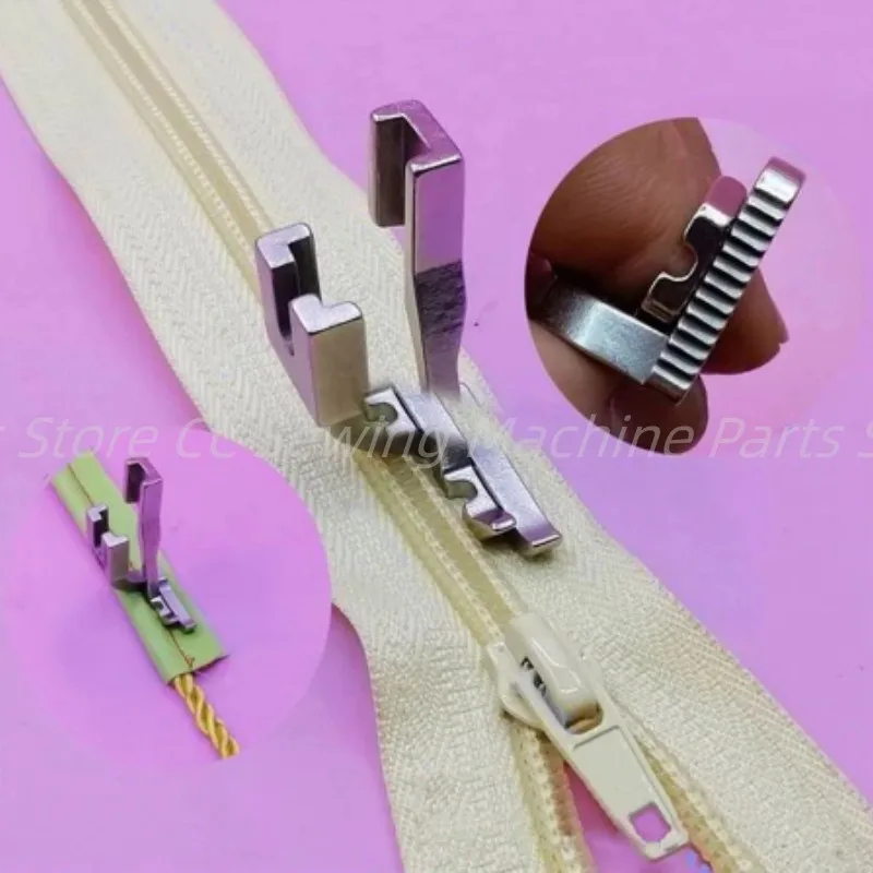 Industrial Walking Foot Sewing Machine Presser Foot Cording Foot/Zipper