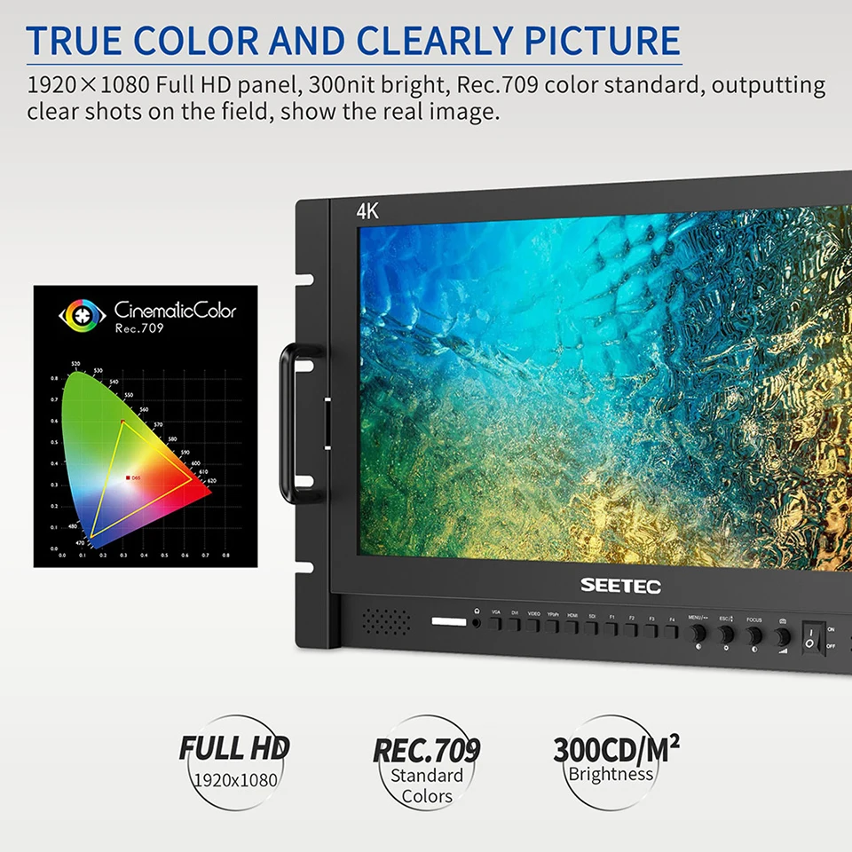 SEETEC P173-9HSD-RM 17.3 ġ 7RU  Ʈ   1920*1080 8Bit  LED Ż ǥñ