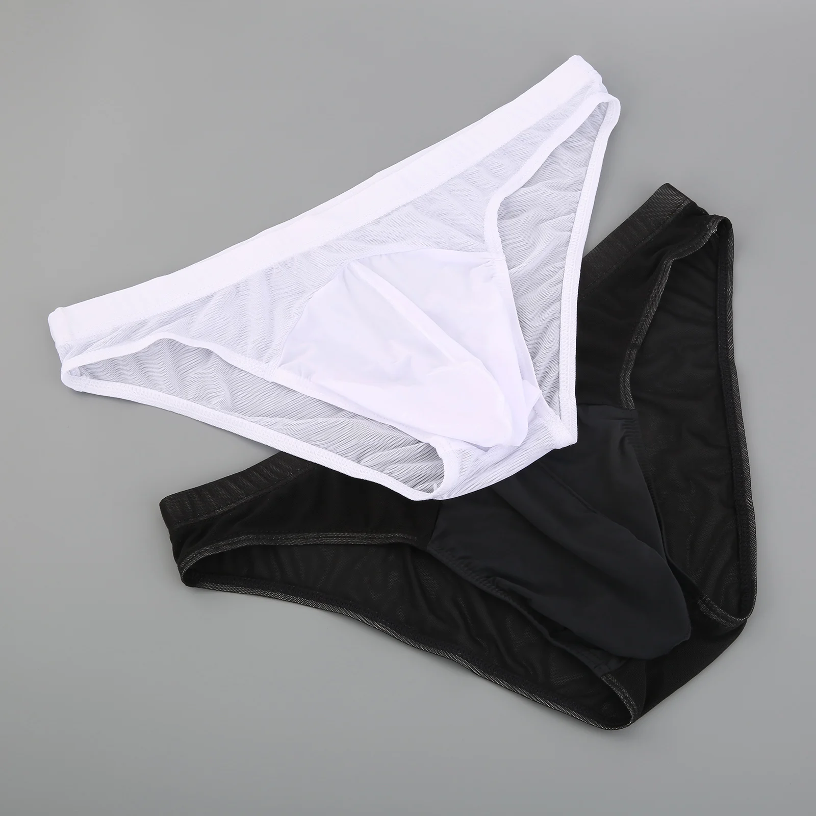 Men's Fishnet Sheer Underwear - Backless Jockstrap Briefs & Thongs (Sizes M To XL)