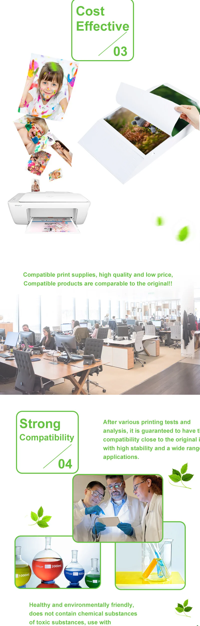 Description Picture 5 of itemNEW 4Color LC424 Standard Compatible for Brother DCP-J1200DW Printer Ink Cartridges LC424 Multifunctional All-in-one Machine