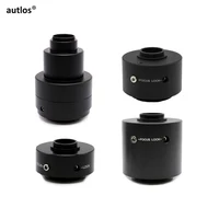 1X 0.35X 0.5X 0.63X Focusable Microscope C mount Adapter Trinocular Reduce Lens CCD Camera Adapter for Olympus Microscope 1