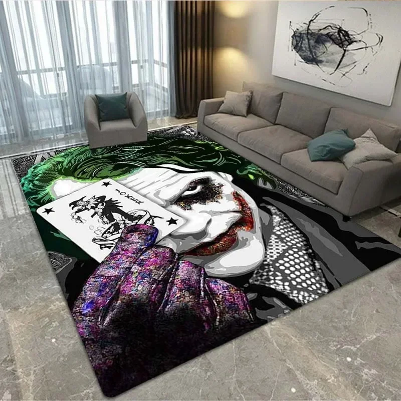 

Horror Joker Printed Floor Mat Carpet 15 Sizes Living Room Bedroom Bedside Window Sill Bathroom Floor Mat Home Decoration Home