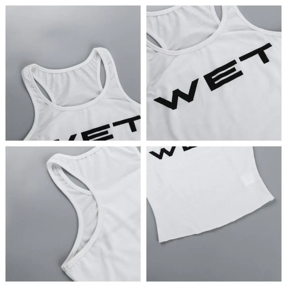 Polyester Sleeveless Tank Top for Women Hip Hop Harajuku Style