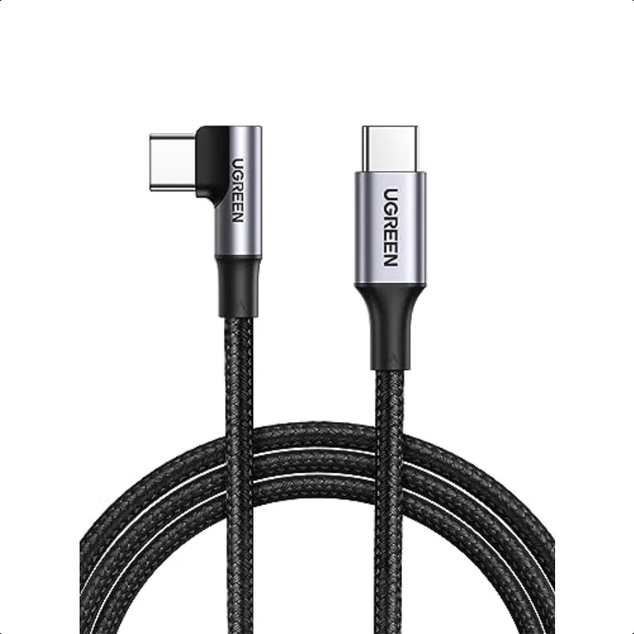 Right Angle USB C to USB C Charging Cable