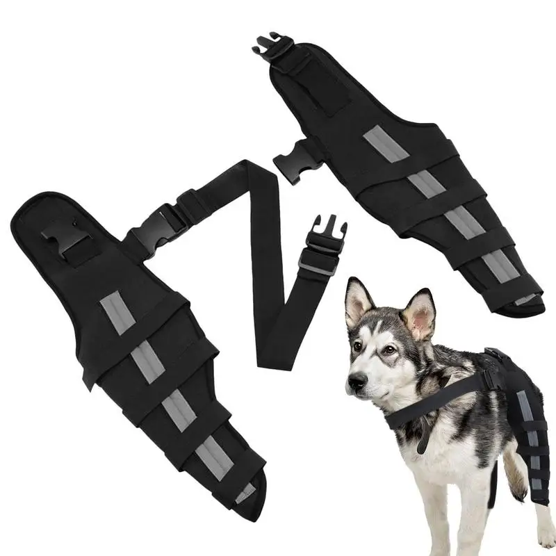 

Dog Knee Brace Rear Support For Knee And Hip Joint Care Short Rear Leg Hock Brace For Torn ACL Dog Canine Knee Stifle Brace Wrap
