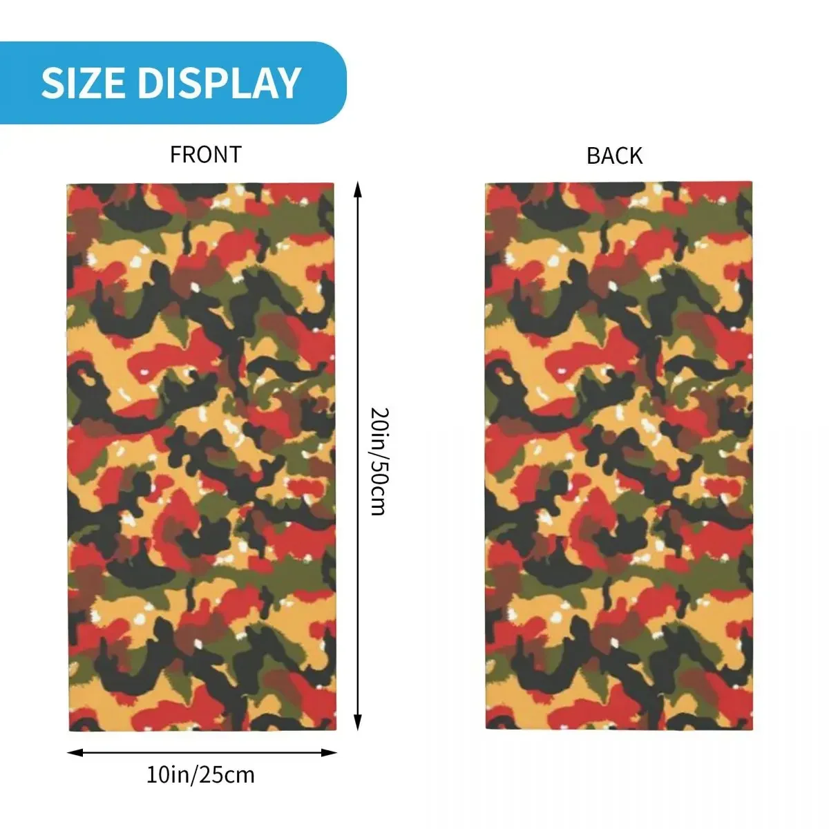 Alpenflage TAZ 83 Bandana Neck Cover Printed Mask Scarf Warm Cycling Scarf Cycling For Men Women Adult Breathable