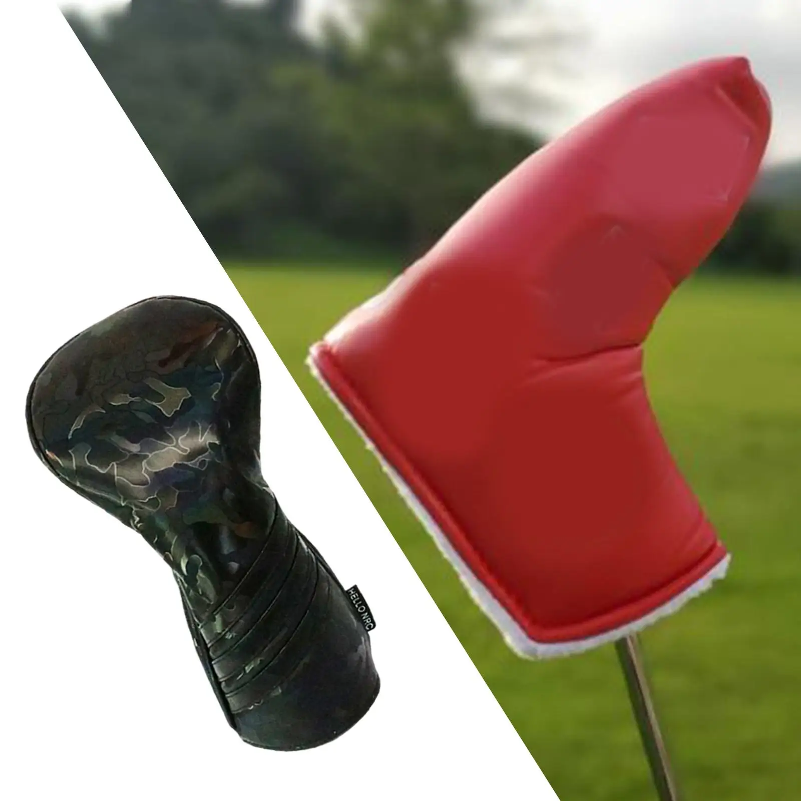 Golf club head cover, trendy golf wood club head cover for men Golf club head cover, trendy golf wood club head cover for men