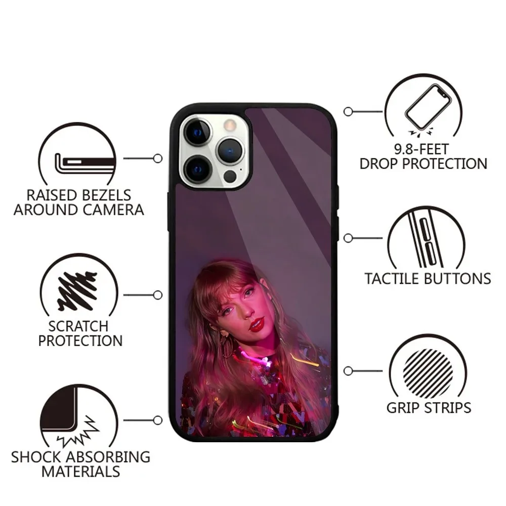 Funda para teléfono Tortured-T-TaylorS-TTPD-S-SwiftS para iPhone 16, 15, 14, 13, 12, 11, Plus, Pro, Max, Mini con carga inalámbrica magnética Magsafe